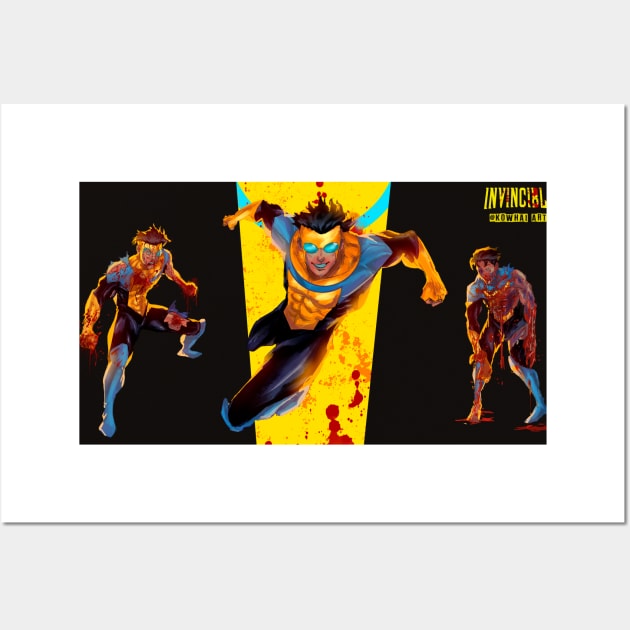 indestructible Super Hero Wall Art by Kowhai Art